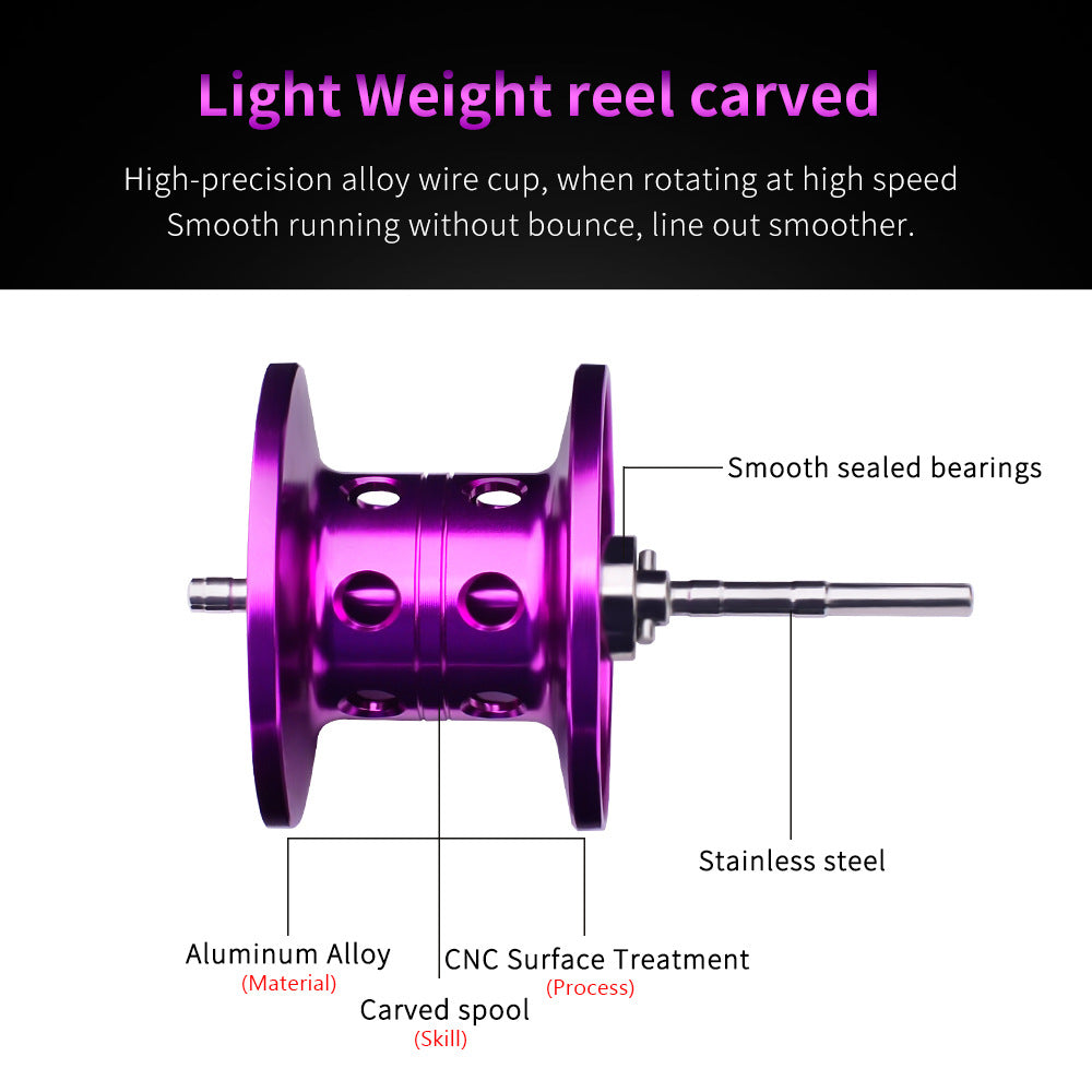 Metal Drop Lure Reel 7.2:1 Gear Ratio Fishing Accessory