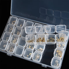 28 Grids Diamond Painting Storage Box Plastic Organizer DIY Crafts Container