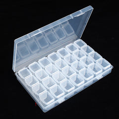 28 Grids Diamond Painting Storage Box Plastic Organizer DIY Crafts Container