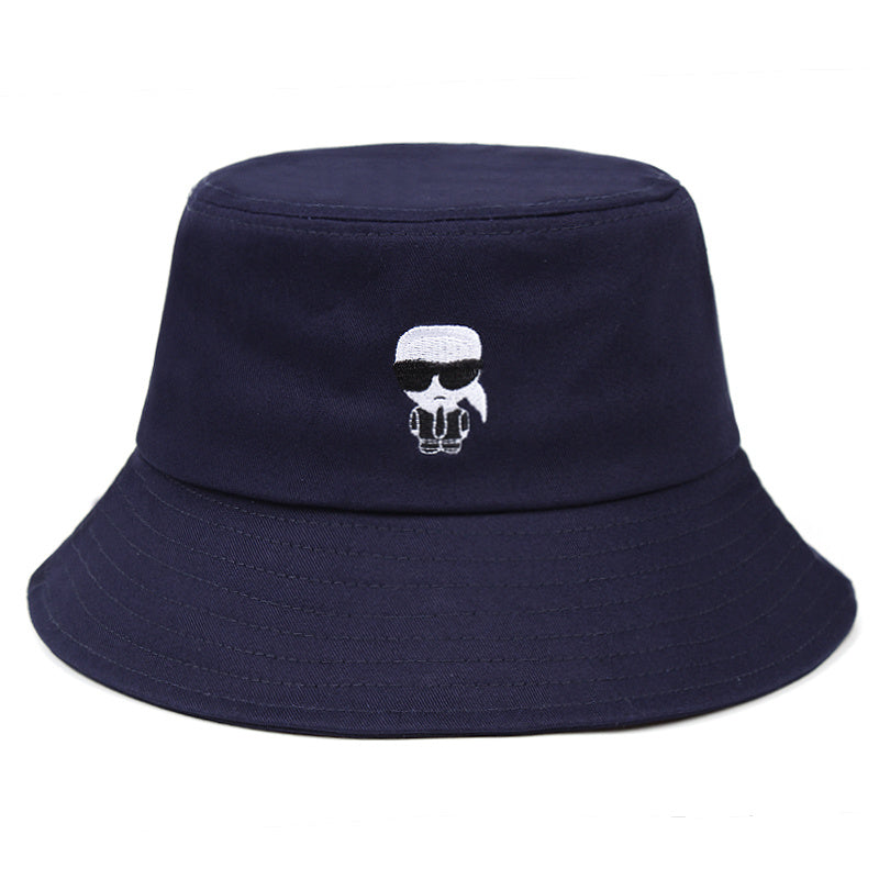 Little Man Embroidery Bucket Hat Hip Hop Cartoon Sun Hats Lightweight Bre...