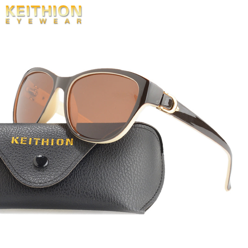 Cat Eye Polarized Sunglasses Womens Lady Driving Eyewear
