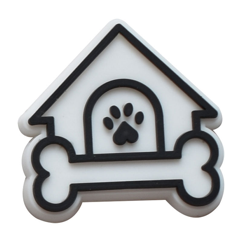 16pcs Dog Pattern Shoe Charms for Clogs Jibts Bubble Slides Sandals