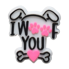 16pcs Dog Pattern Shoe Charms for Clogs Jibts Bubble Slides Sandals