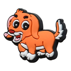 16pcs Dog Pattern Shoe Charms for Clogs Jibts Bubble Slides Sandals