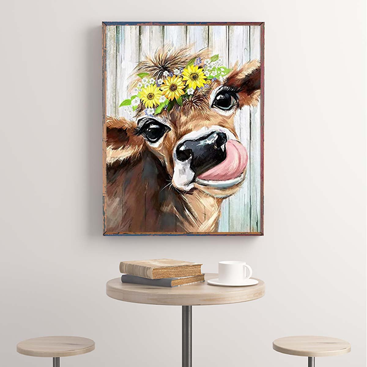 Cow Diamond Painting Kit Adults 5D Full Drill Dots Paintings Gems