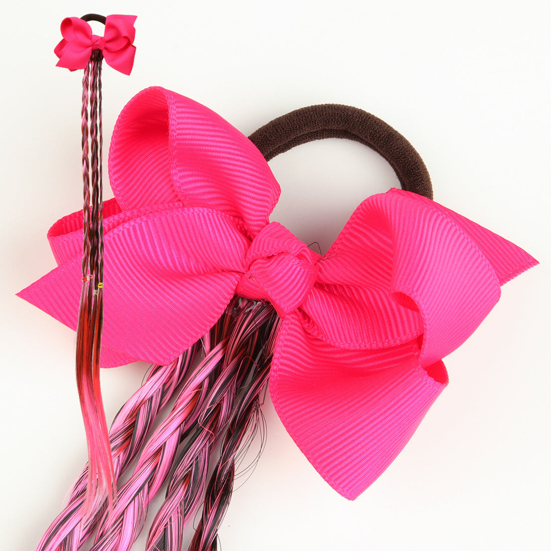 Colorful Braided Hair Extensions Ponytails