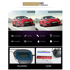 Polarized Retro Pilots Sunglasses for Men and Women