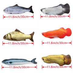 Plush Fish Toy for Pets, Interactive and Decorative
