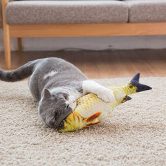 Plush Fish Toy for Pets, Interactive and Decorative