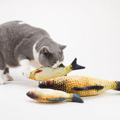 Plush Fish Toy for Pets, Interactive and Decorative