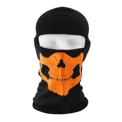 Skull Head Print Balaclava Hip Hop Ski Mask Windproof Neck Warmer Gaiter