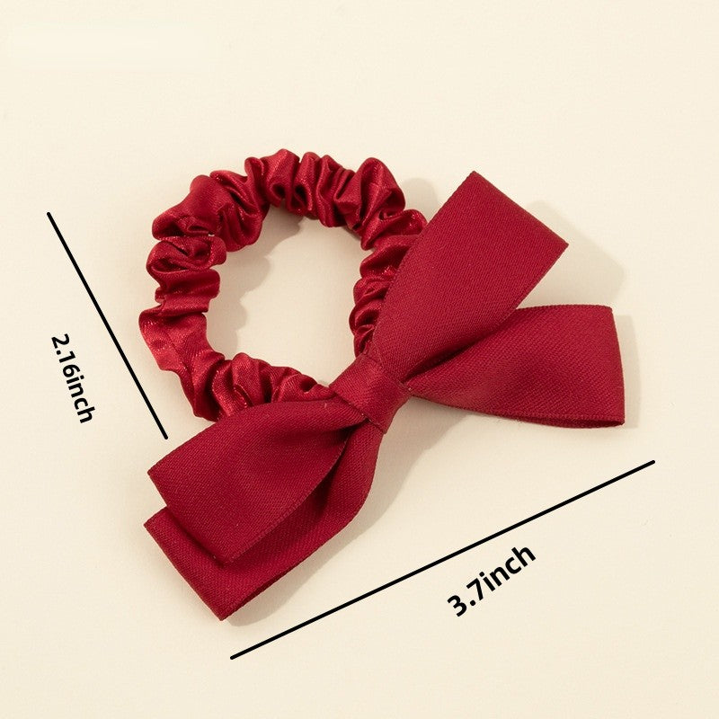 Butterfly Knot Hair Tie Double Ponytail Holder Headwear