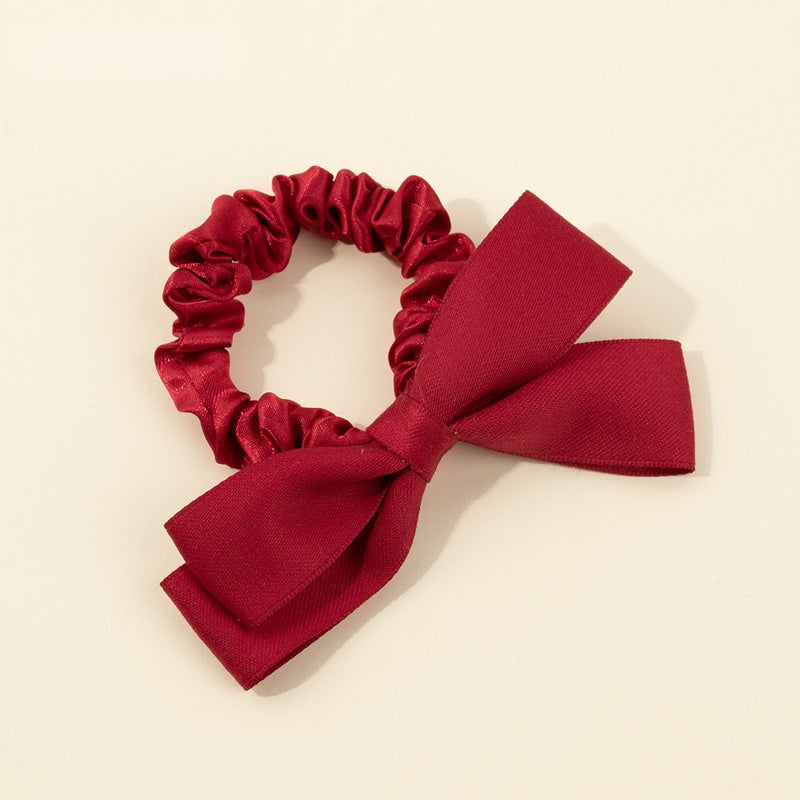 Butterfly Knot Hair Tie Double Ponytail Holder Headwear
