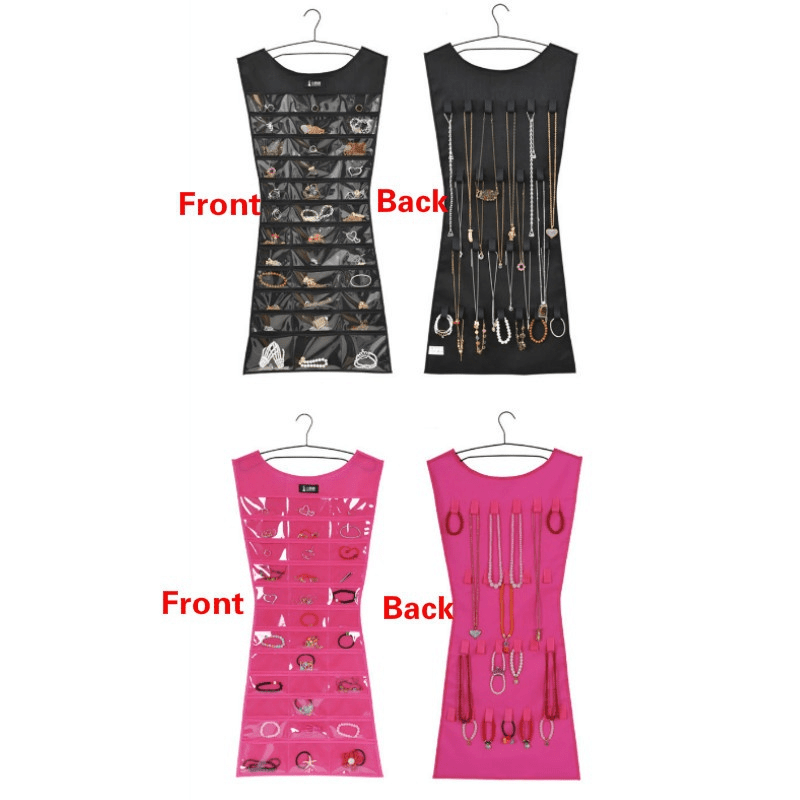 Non-woven Jewelry Hanging Bag - Vest Shaped Storage Bag