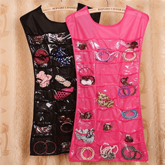 Non-woven Jewelry Hanging Bag - Vest Shaped Storage Bag