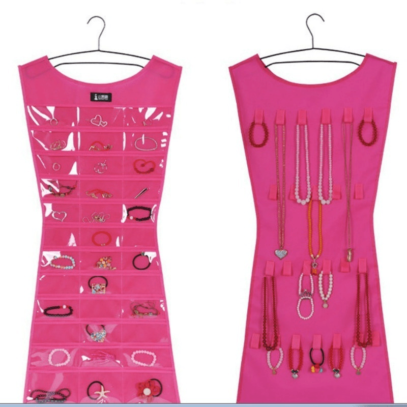 Non-woven Jewelry Hanging Bag - Vest Shaped Storage Bag