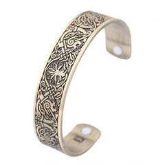 Vintage Tree Of Life Copper Bracelet Open Classic Unisex Jewelry