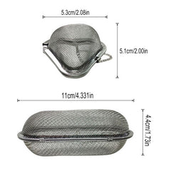 Stainless Steel Infuser for Loose Tea and Spices - Fine Mesh Strainer