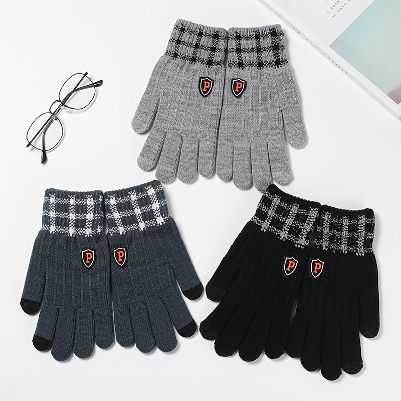Classic Winter Touch Screen Plush Gloves & Mittens