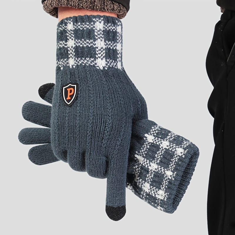 Classic Winter Touch Screen Plush Gloves & Mittens