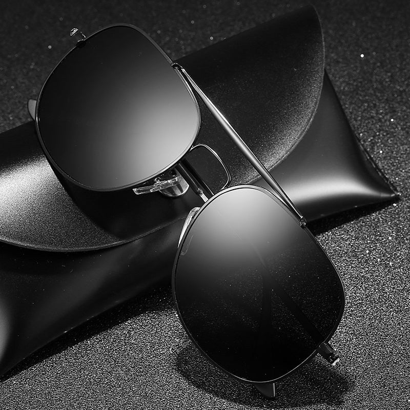Unisex Aviator Sunglasses Oversized Polarized Sunscreen Glasses
