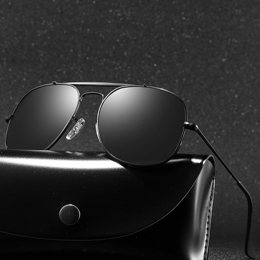 Unisex Aviator Sunglasses Oversized Polarized Sunscreen Glasses