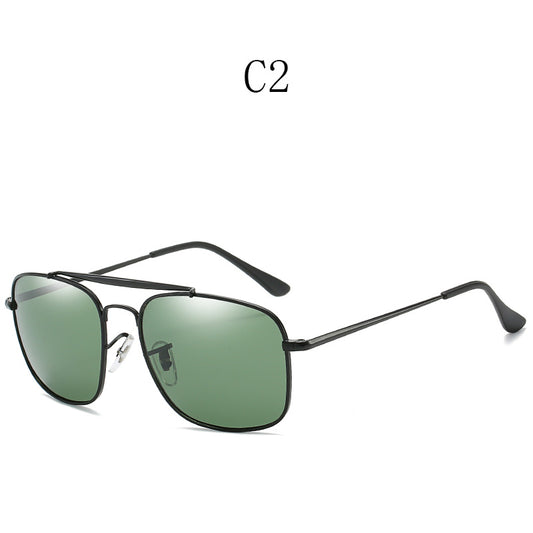 Unisex Aviator Sunglasses Oversized Polarized Sunscreen Glasses