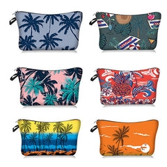 Travel Cosmetic Bag with Zipper - Portable Toiletry Wash Bag