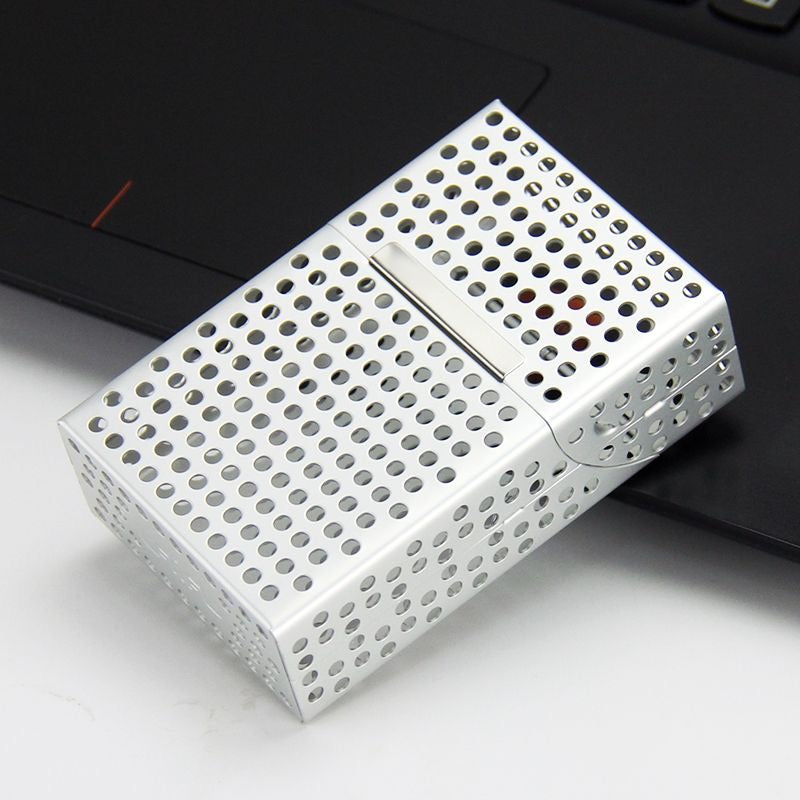 Men's 20-pack Stainless Steel Cigarette Case