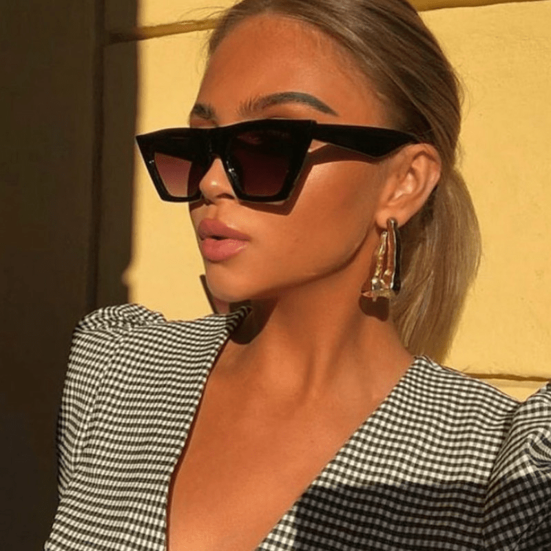 Square Sunglasses Women Unisex Cat Eye Sun Glasses Classic Vintage UV400