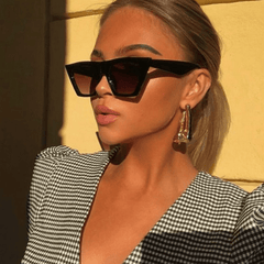 Square Sunglasses Women Unisex Cat Eye Sun Glasses Classic Vintage UV400