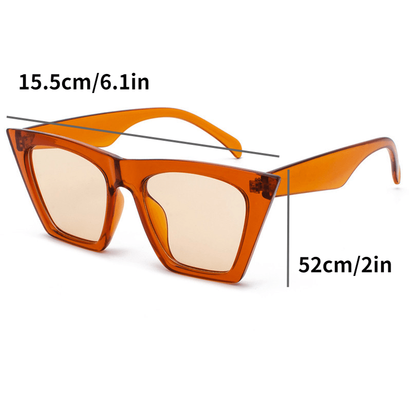 Square Sunglasses Women Unisex Cat Eye Sun Glasses Classic Vintage UV400
