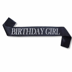 Glitter Satin Belt Happy Birthday Adult Party Decoration Gift