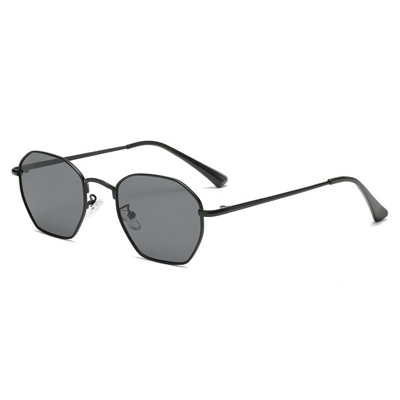 Vintage Gradient Sunglasses Metal Eyewear for Women