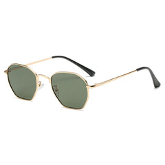 Vintage Gradient Sunglasses Metal Eyewear for Women