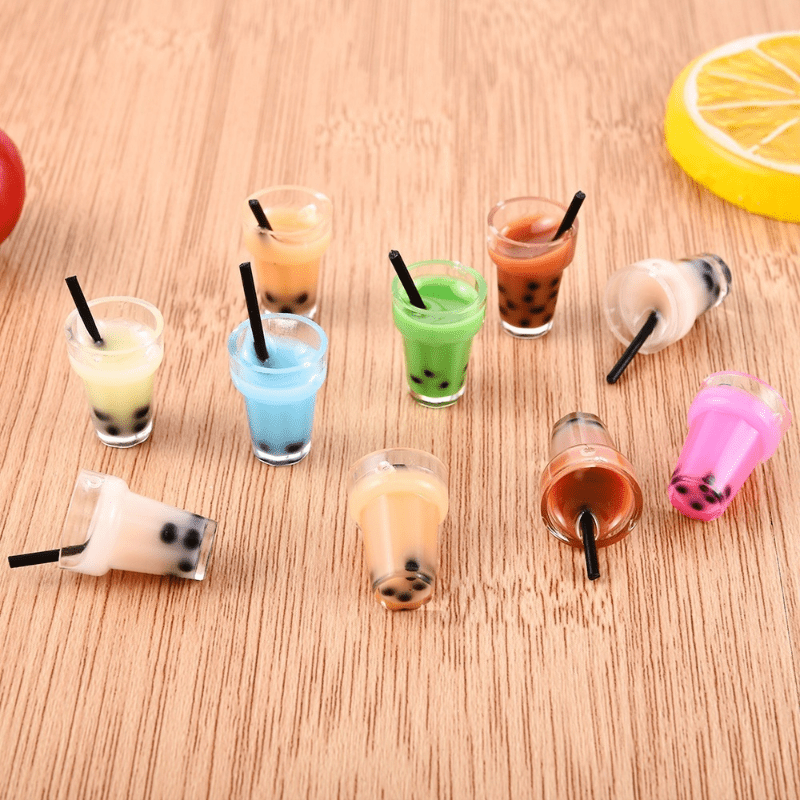 10pcs Mixed 3D Artificial Pearl Charms DIY Earrings Pendants Jewelry Keychain