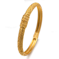 24K Plated Ethiopian Golden Bangles For Women African Dubai Jewelry