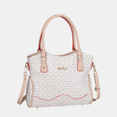 Faux Leather Tote Bag Set for Work & Dating