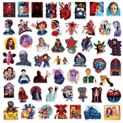 50pcs TV Series Season 4 Doodle Stickers Waterproof & Decorative