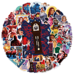 50pcs TV Series Season 4 Doodle Stickers Waterproof & Decorative