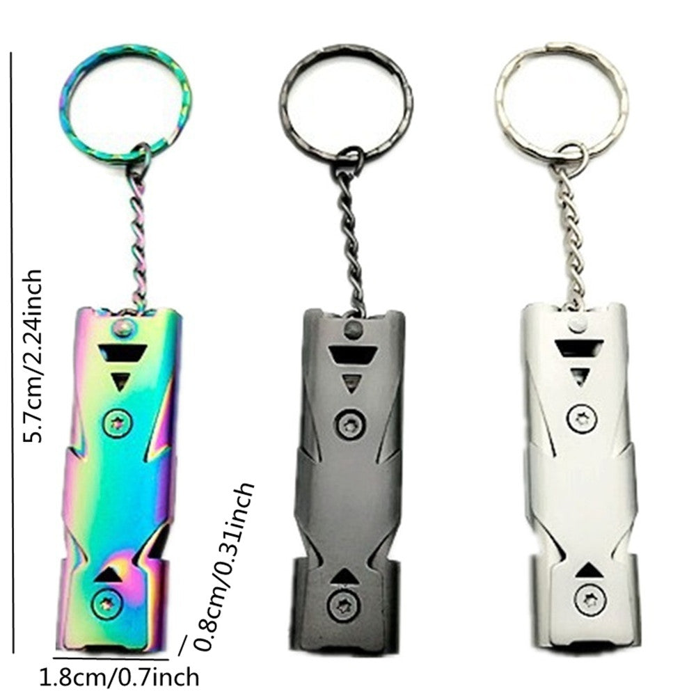 Stainless Steel Emergency Whistle for Survival