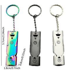 Stainless Steel Emergency Whistle for Survival