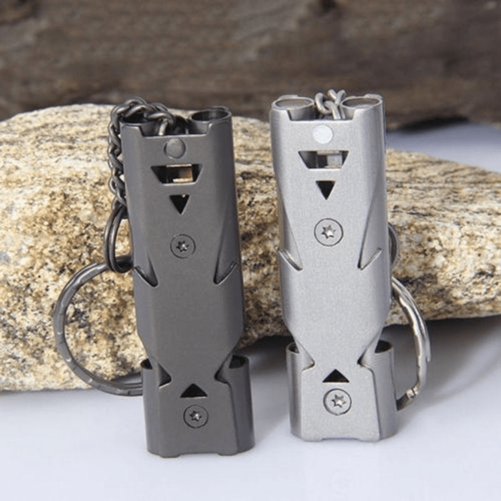 Stainless Steel Emergency Whistle for Survival