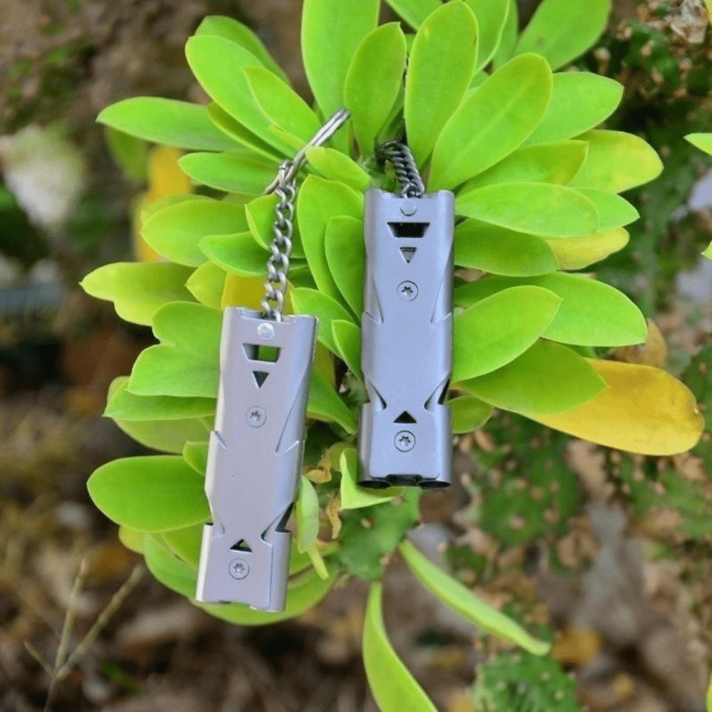 Stainless Steel Emergency Whistle for Survival