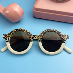 Kids Cartoon Round Sunglasses UV400 Outdoor Party Accessories