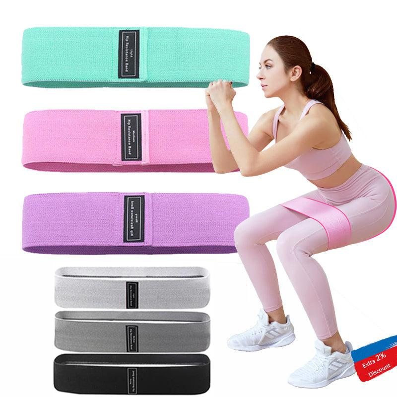 3pcs Elastic Rubber Band Yoga Resistance Band Hip Expander
