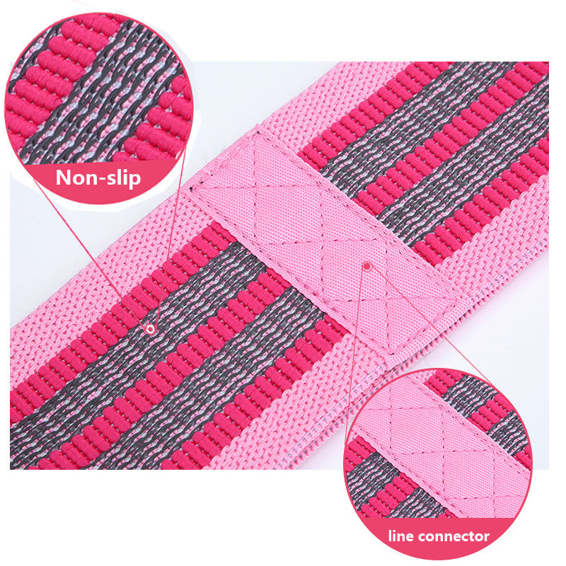 3pcs Elastic Rubber Band Yoga Resistance Band Hip Expander