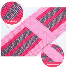 3pcs Elastic Rubber Band Yoga Resistance Band Hip Expander