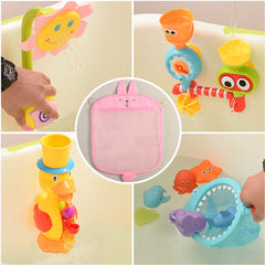 Bath Toy Storage Net Bathtub Toy Organizer Wall Hanging