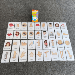 36pcs Double Sided Flash Cards for Kids' Cognitive Development